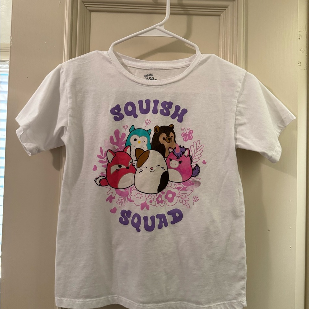 Squishmallows Kids White Squish Squad Tee